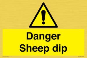 Danger Sheep dip